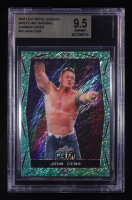 John Cena 2024 Leaf Metal Legends Wrestling Diagonal Shimmer Green #18 #5/5 (BGS 9.5) at PristineAuction.com
