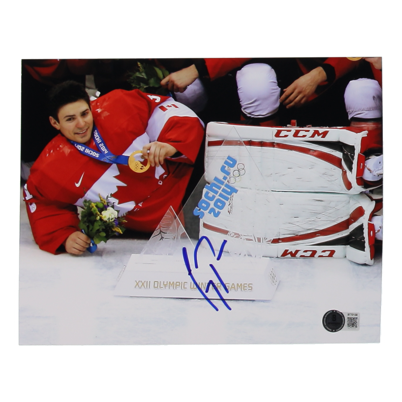 Carey Price Signed Team Canada 8x10 Photo (Beckett) at PristineAuction.com Carey Price Signed Team Canada 8x10 Photo (Beckett) at PristineAuction.com