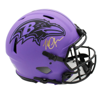 Terrell Suggs Signed Ravens Full-Size Authentic On-Field Rave Alternate Speed Helmet (Beckett) at PristineAuction.com