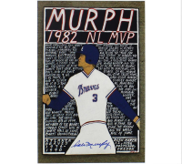 Dale Murphy Signed Braves 12x18 Photo (Radtke) at PristineAuction.com