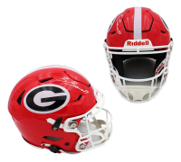 Brock Bowers Signed Georgia Bulldogs Full-Size Authentic On-Field Speedflex Helmet (Beckett) at PristineAuction.com