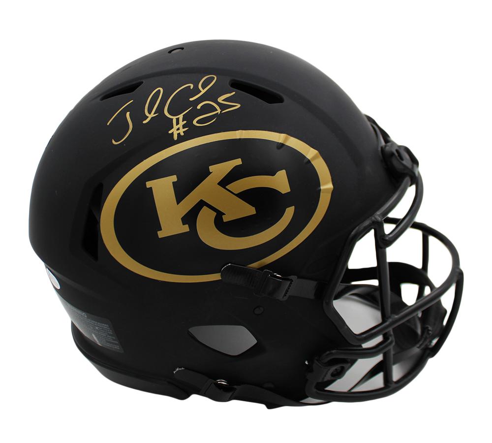 Jamaal Charles Signed Chiefs Full-Size Authentic On-Field Speed Helmet (Beckett) at PristineAuction.com Jamaal Charles Signed Chiefs Full-Size Authentic On-Field Speed Helmet (Beckett) at PristineAuction.com