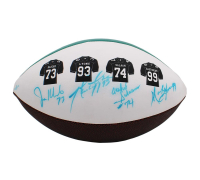 "New York Sack Exchange" Football Signed By (4) with Mark Gastieau, Abdul Salaam, Marty Lyon & Joe Klecko (JSA) at PristineAuction.com