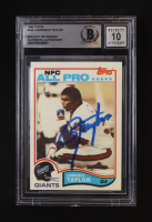 Lawrence Taylor Signed 1982 Topps #434 RC (BGS | Auto 10) at PristineAuction.com