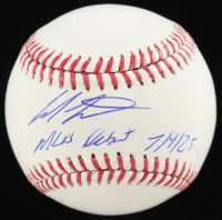 Colson Montgomery Signed OML Baseball Inscribed "MLB Debut 7/4/25" (Beckett) at PristineAuction.com