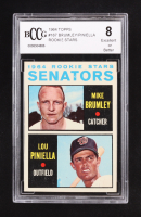 Lou Piniella / Mike Brumley 1964 Topps #167 Rookie Stars RC (BCCG 8) at PristineAuction.com