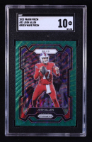 Josh Allen 2023 Panini Prizm Prizms Green Wave #32 (SGC 10) at PristineAuction.com