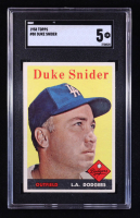 Duke Snider 1958 Topps #88 (SGC 5) at PristineAuction.com
