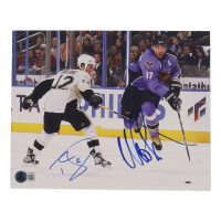 Ilya Kovalchuk & Ryan Malone Signed 8x10 Photo (Beckett) at PristineAuction.com