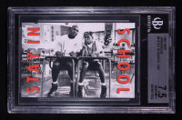 Michael Jordan / Spike Lee 1991 Nike Stay in School #4 (Beckett 7.5) at PristineAuction.com
