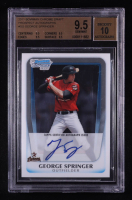 George Springer 2011 Bowman Chrome Draft Prospect Autographs #GS RC (BGS 9.5 | Autograph Graded 10) at PristineAuction.com