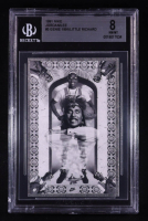 Michael Jordan / Spike Lee With Little Richard1991 Nike Genie #5 (Beckett 8) at PristineAuction.com