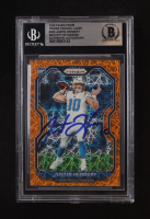Justin Herbert Signed 2020 Panini Prizm Prizms Orange Lazer #325 RC (BGS) at PristineAuction.com