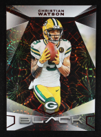 Christian Watson 2024 Panini Black Ruby #40 #7/9 at PristineAuction.com