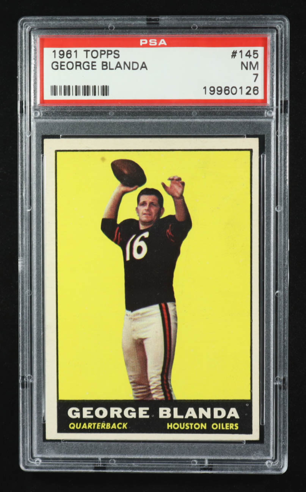 George Blanda 1961 Topps #145 (PSA 7)