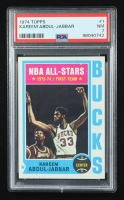 Kareem Abdul-Jabbar 1974-75 Topps #1 (PSA 7) at PristineAuction.com