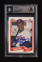 Sammy Sosa Signed 1990 Fleer #548 RC (BGS) at PristineAuction.com