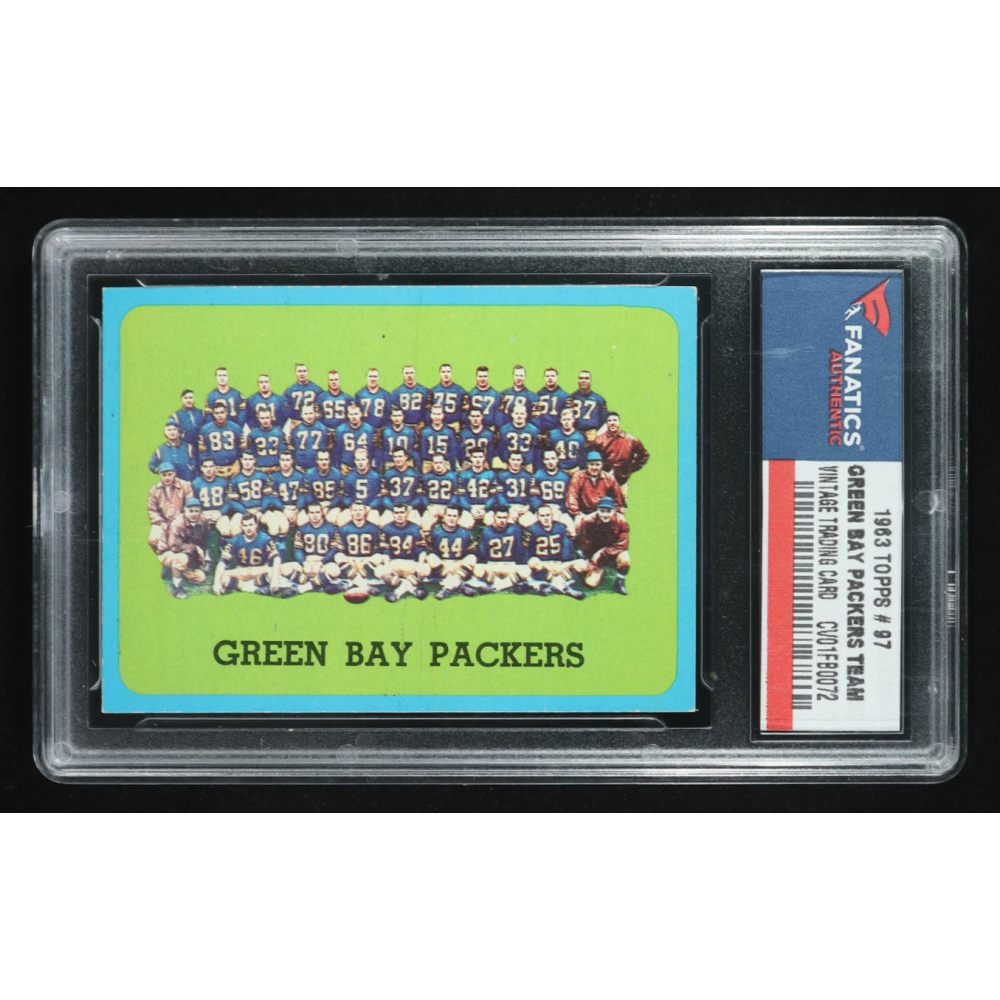 Green Bay Packers 1963 Topps #97 (Fanatics) | Pristine Auction