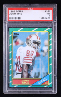 Jerry Rice 1986 Topps #161 RC (PSA 7) at PristineAuction.com