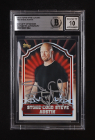 "Stone Cold" Steve Austin Signed 2011 Topps WWE Classic #63 (BGS | Auto 10) at PristineAuction.com