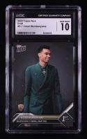 Victor Wembanyama 2023 Topps Now Draft #D1 RC (CGC 10) at PristineAuction.com