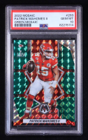 Patrick Mahomes II 2022 Panini Mosaic Mosaic Green #293 MVP (PSA 10) at PristineAuction.com