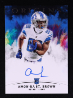Amon-Ra St. Brown 2021 Panini Origins Rookie Autographs #33 RC at PristineAuction.com