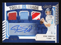 Ryan Tannehill 2022 Absolute Tools of the Trade Triple Material Autographs #4 #81/99 at PristineAuction.com