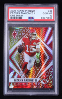 Patrick Mahomes II 2020 Panini Phoenix Fire Burst #45 (PSA 10) at PristineAuction.com
