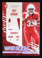 Trey Benson 2024 Absolute War Room Materials Holo Siver #21 #27/49 RC at PristineAuction.com