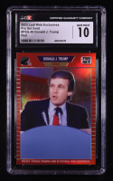 Donald J. Trump 2023 Leaf Web Exclusives Pro Set Red #PSG49 #46/89 (CGC 10) at PristineAuction.com