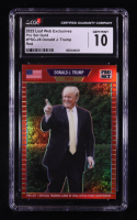 Donald J. Trump 2023 Leaf Web Exclusives Pro Set Red #PSG28 #23/89 (CGC 10) at PristineAuction.com