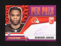 Quinshon Judkins 2025 Panini Elite Pen Pals On Card Auto #PPQJU RC at PristineAuction.com