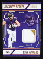 Mark Andrews 2024 Absolute Absolute Heroes Memorabilia Gold #24 #77/99 at PristineAuction.com