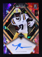 Malik Nabers 2024 Wild Card Auto Mania Autographs Crystal Red White and Blue #AMADMN RC #1/1 at PristineAuction.com