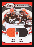 Myles Garrett / Amari Cooper 2024 Absolute Team Tandem Materials #13 #034/199 at PristineAuction.com