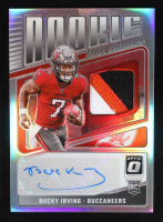 Bucky Irving 2024 Donruss Optic Rookie Patch Autographs #21 #01/25 RC at PristineAuction.com