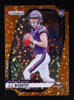 JJ McCarthy 2024 Panini Prizm Prizms Orange Disco #400 RC at PristineAuction.com