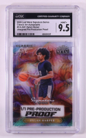 Dylan Harper 2024 Leaf Metal Classic Art Signature Series Pre-Production Proof #CADH1 RC #1/1 (CGC 9.5) at PristineAuction.com