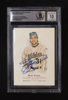 Mike Piazza Signed 2007 Topps Allen and Ginter #195 (BGS | Auto 10) at PristineAuction.com