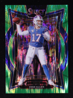 Josh Allen 2024 Select Prizm Neon Green Shock #34 #568/599 at PristineAuction.com