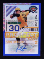Paul Skenes 2024 Panini Prospect Edition Holo Prospect Ticket Signatures Blue Wave #159 RC #38/75 at PristineAuction.com