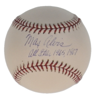 Max Alvis Signed OML Baseball Inscribed "All Star 1965, 1967" (PSA) at PristineAuction.com