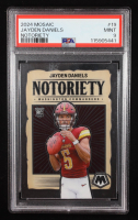 Jayden Daniels 2024 Mosaic Notoriety #19 RC (PSA 9) at PristineAuction.com