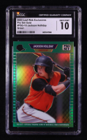 Jackson Holliday 2023 Leaf Web Exclusives Pro Set Green #PSG10 RC #3/10 (CGC 10) at PristineAuction.com