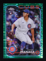 Shota Imanaga 2024 Topps Chrome Green Sonar Refractors #121 #36/99 RC at PristineAuction.com