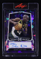 Gary Payton 2025 Leaf Sports Heroes Autographs Crystal Purple #BAGP1 #5/15 at PristineAuction.com