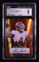 Jalen Milroe 2024 Leaf Electrum Crystallography Autographs Bronze #CLAJM1 RC #21/29 (CGC 9 | Autograph Graded 9) at PristineAuction.com