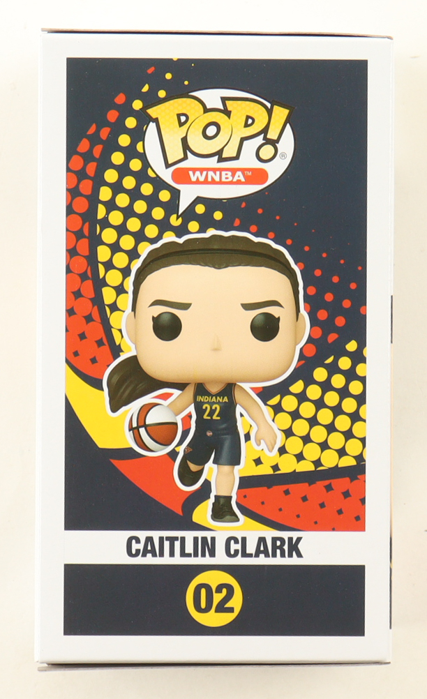 Caitlin Clark Signed Indiana Fever #02 Funko Pop! Vinyl Figure (PSA) at PristineAuction.com Caitlin Clark Signed Indiana Fever #02 Funko Pop! Vinyl Figure (PSA) at PristineAuction.com