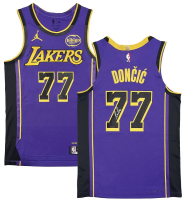 Luka Doncic Signed Lakers Nike Authentic Jersey (Panini) at PristineAuction.com
